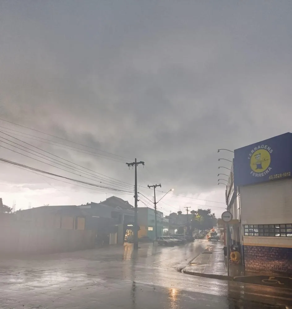 Primeiro fim de semana do outono deve ter tempo instável e pancadas de chuva no Norte Pioneiro