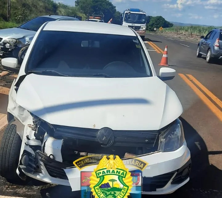 Acidente deixa motorista e casal de idosos feridos no Norte Pioneiro