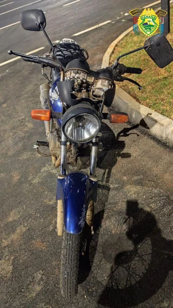 Motociclista atropela pedestre e os dois ficam feridos na PR092