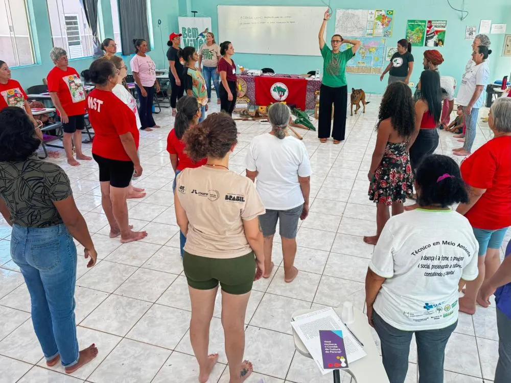 Ação em parceria com Itaipu leva ao campo práticas integrativas em saúde