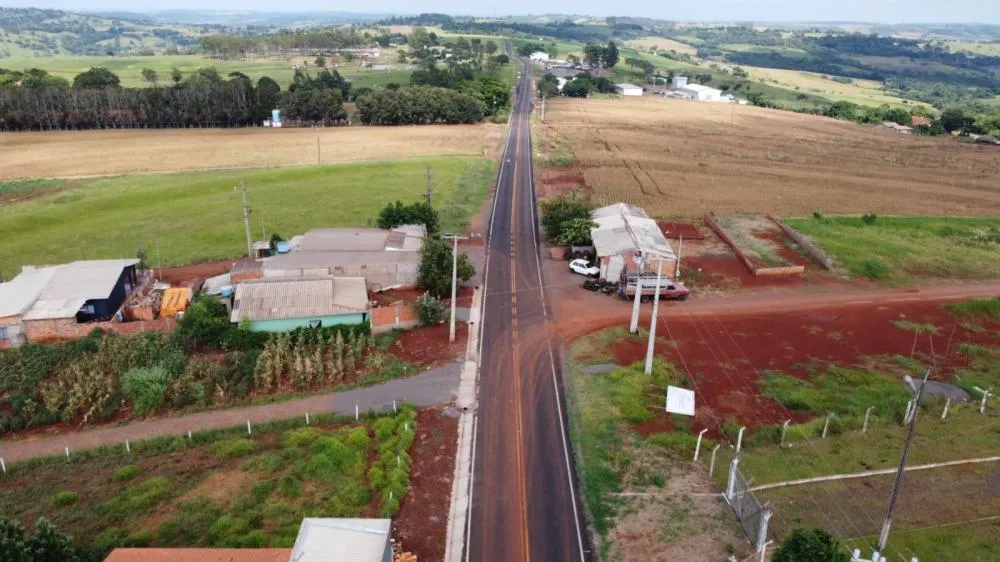 Obra viária em Ramilândia (PR) beneficia escoamento da produção de alimentos