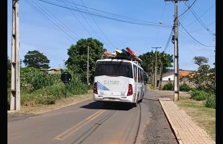 Denúncia anônima aponta risco de acidente com ônibus de atletas da canoagem de Siqueira Campos