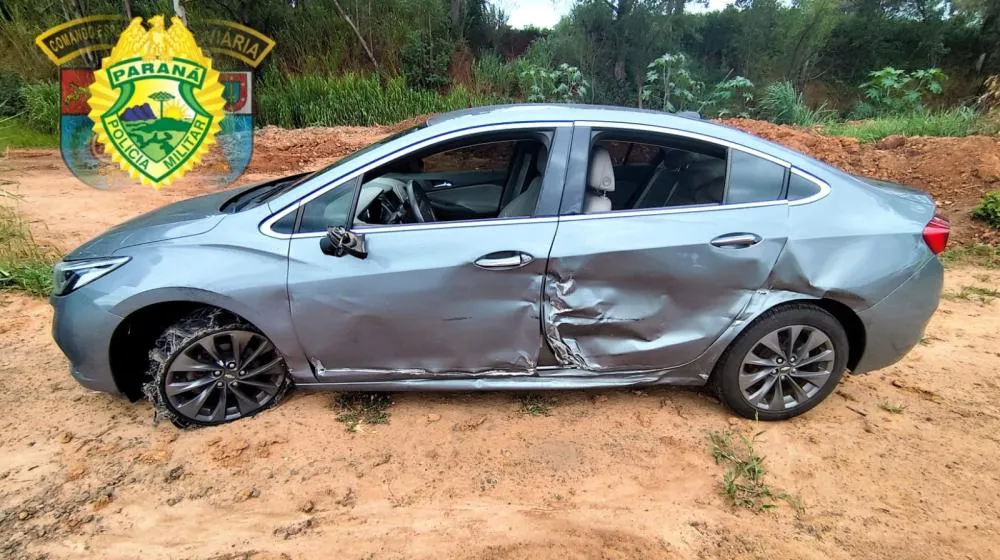Acidente com carro de Wenceslau Braz deixa dois em estado grave na PR092