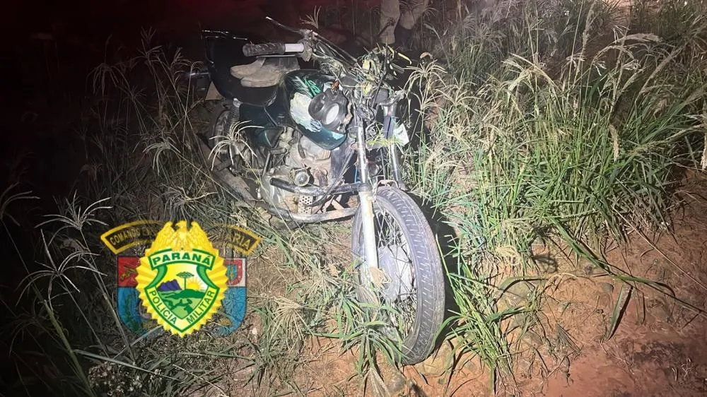 Acidente com moto mata homem em Tomazina