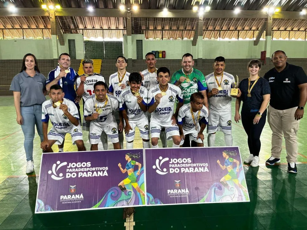 Alunos da APAE de Siqueira Campos são campeões dos Jogos Desportivos do Paraná 2025