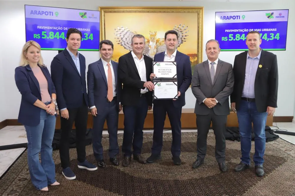 Governo destina R$ 5,8 milhões para asfalto em ruas de 12 bairros de Arapoti