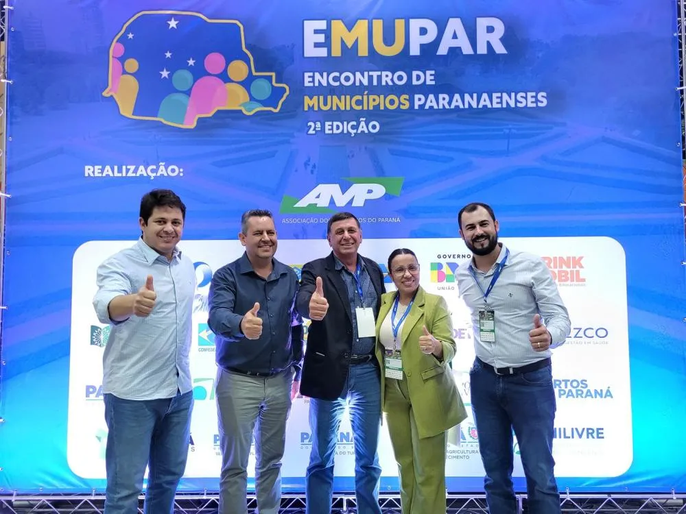 Prefeitos da AMUNORPI participam do 2º Encontro de Municípios Paranaenses