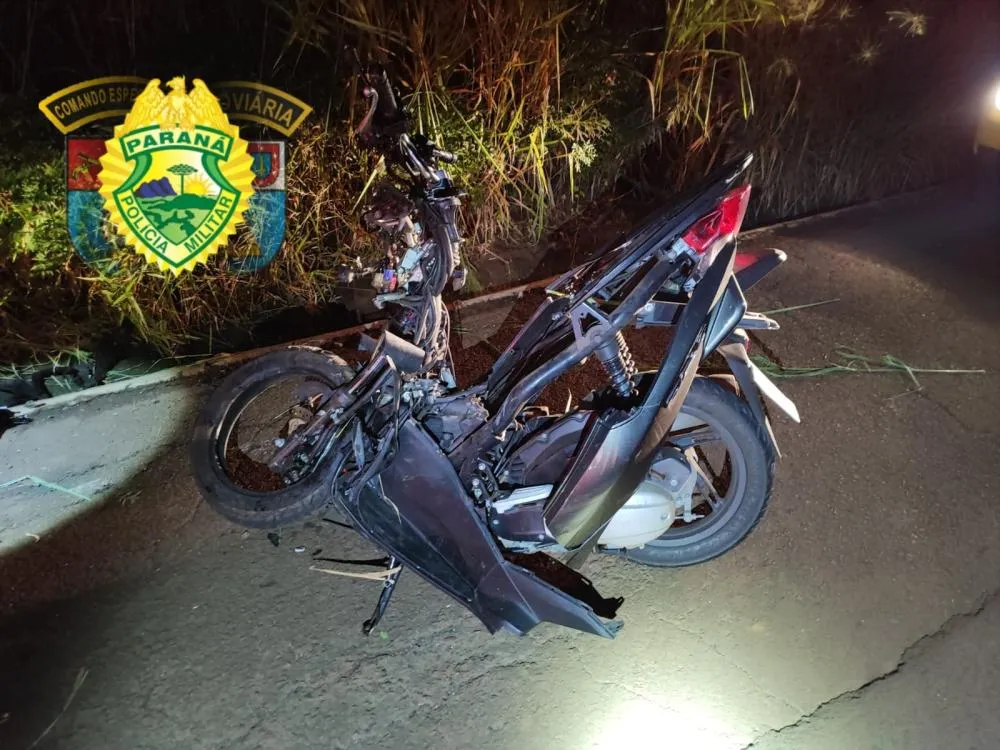 Homem morre em acidente entre carro e moto