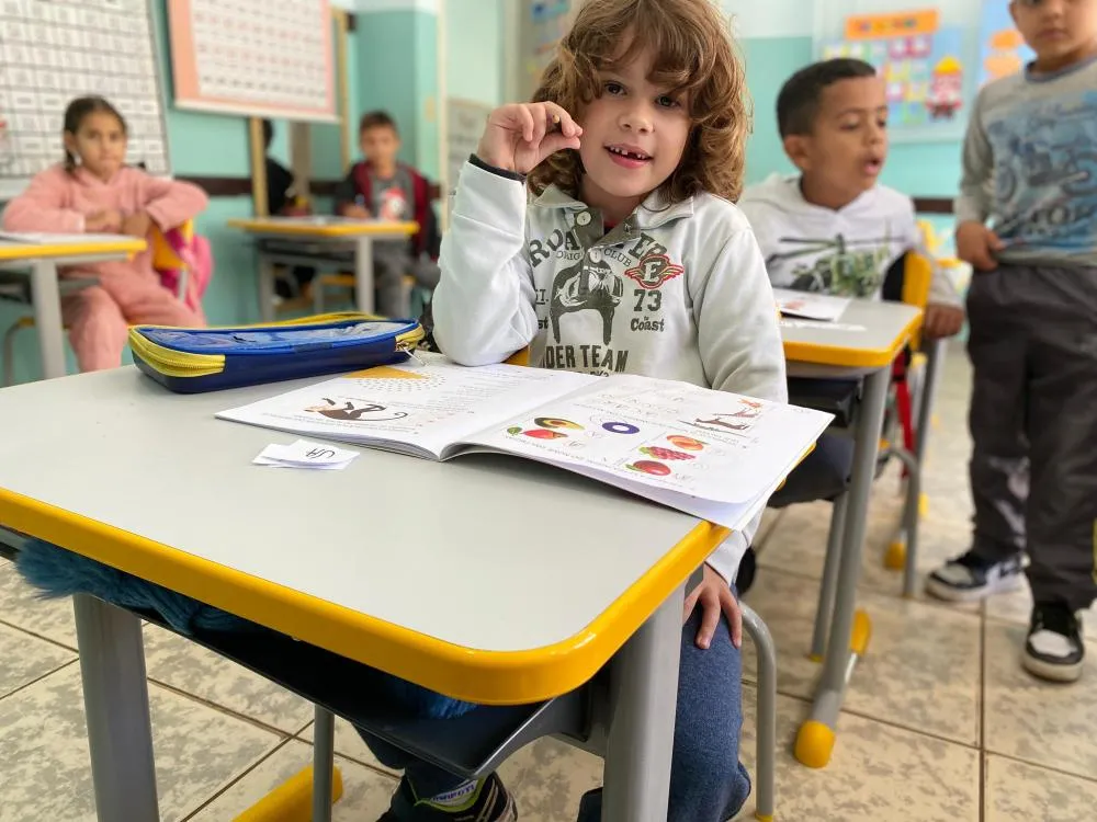 Escola de Calógeras é a primeira com ensino em tempo integral e vai ganhar reforma