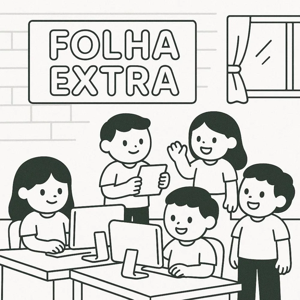 Folha Extra entra na trend do momento e transforma paisagens da região em ilustrações no estilo Bobbie Goods