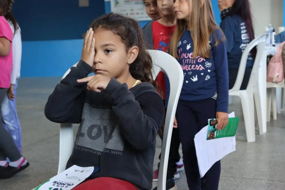 Projeto “Bons Olhos” leva atendimento gratuito para crianças de Santana do Itararé