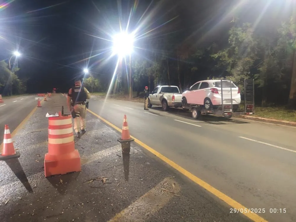 PM realiza Operação Recobrimento em Arapoti para reforço da segurança na PR092