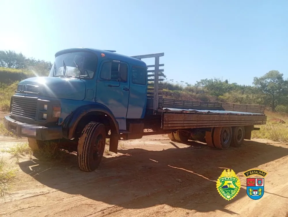 Polícia recupera caminhão furtado no final de semana em Wenceslau Braz