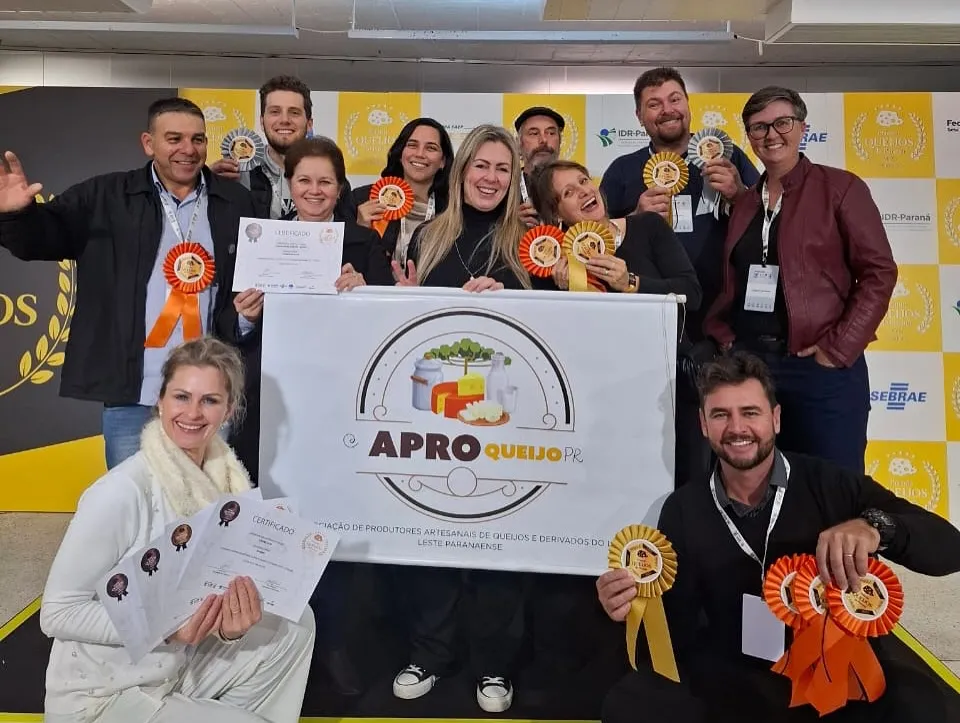 Queijaria de Arapoti conquista Ouro e Prata no Prêmio Queijos do Paraná 2025