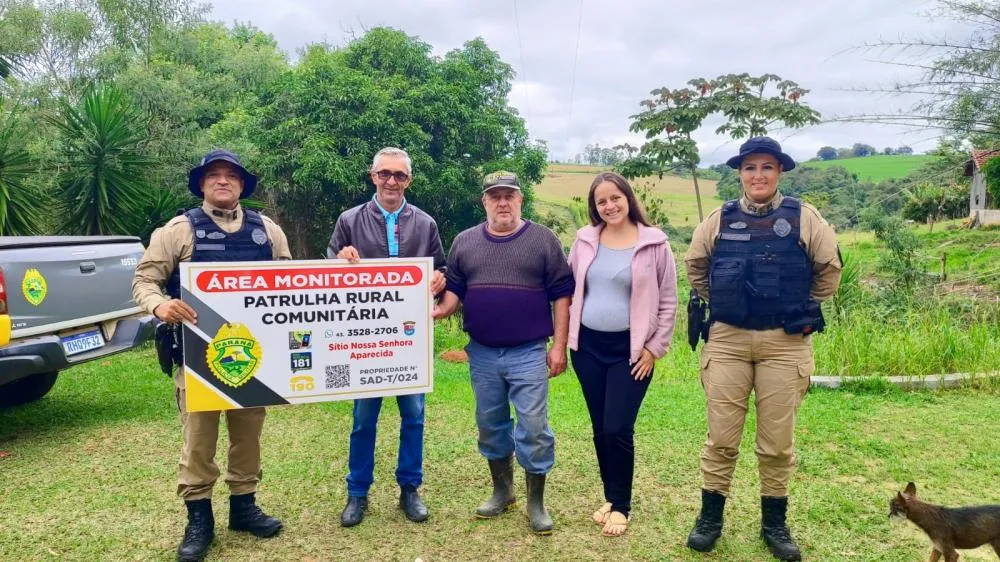 Polícia Militar reforça segurança em Santana do Itararé com ação da Patrulha Rural