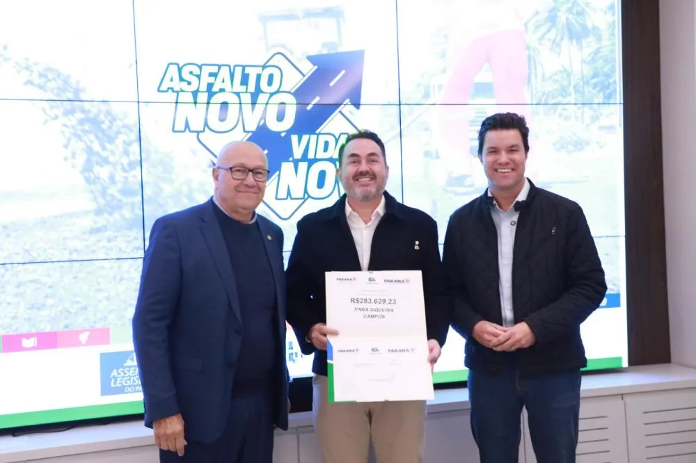 Governo vai investir mais de R$ 280 mil em município do Norte Pioneiro