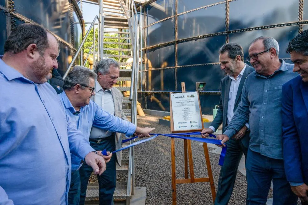 Itaipu e Sanepar inauguram Estação de Tratamento de Esgoto em Itaipulândia