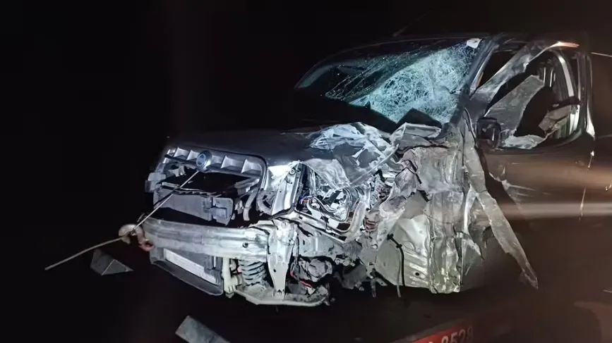 Sete pessoas da mesma família ficam feridas em colisão entre carro e caminhão na PR-090 em Piraí do Sul