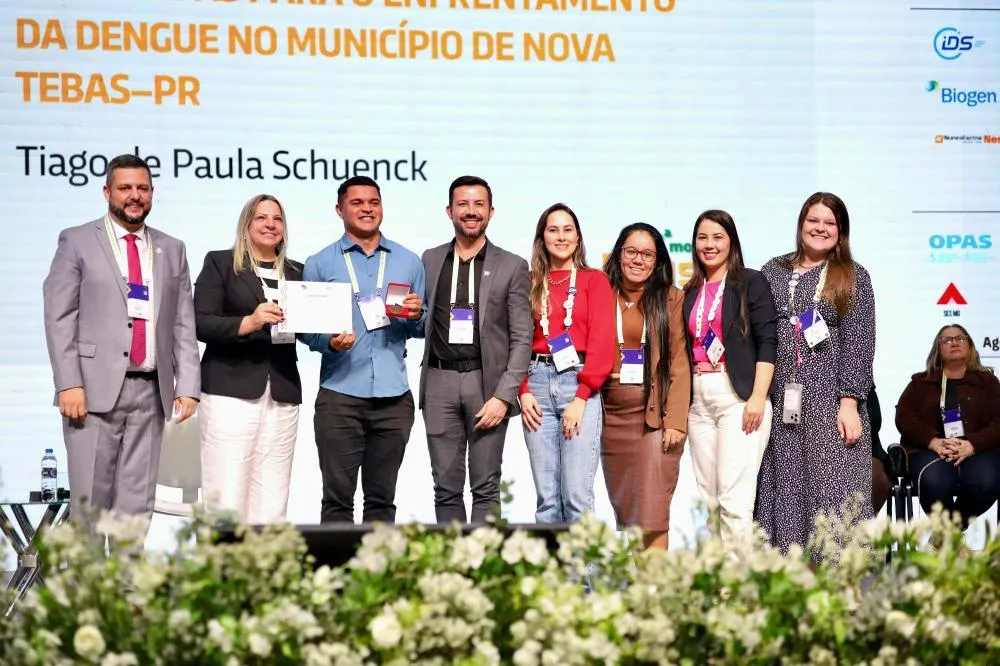 Municípios do Paraná se destacam com iniciativas premiadas em congresso nacional de saúde