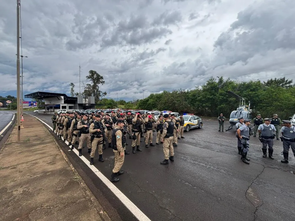 Norte Pioneiro tem megaoperação de segurança na fronteira com o estado de São Paulo