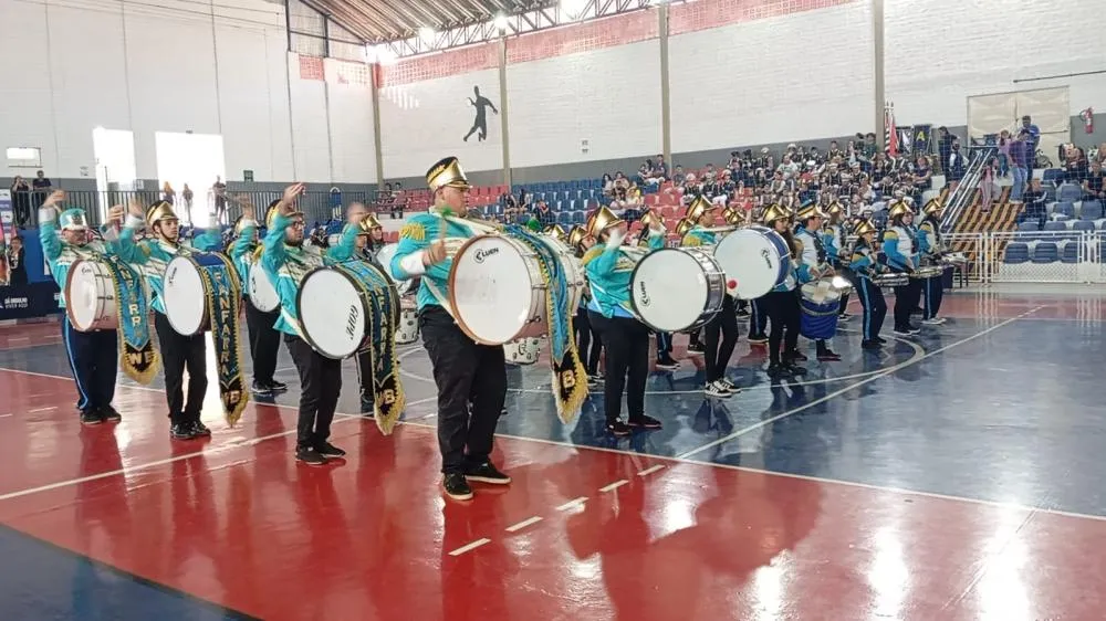 Fanfarra de Wenceslau Braz se destaca em campeonato interestadual