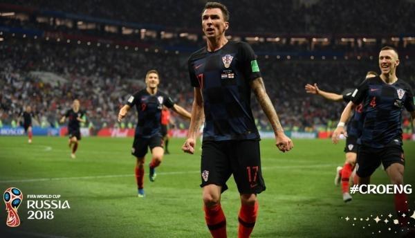 Na prorrogação, Croácia vence Inglaterra