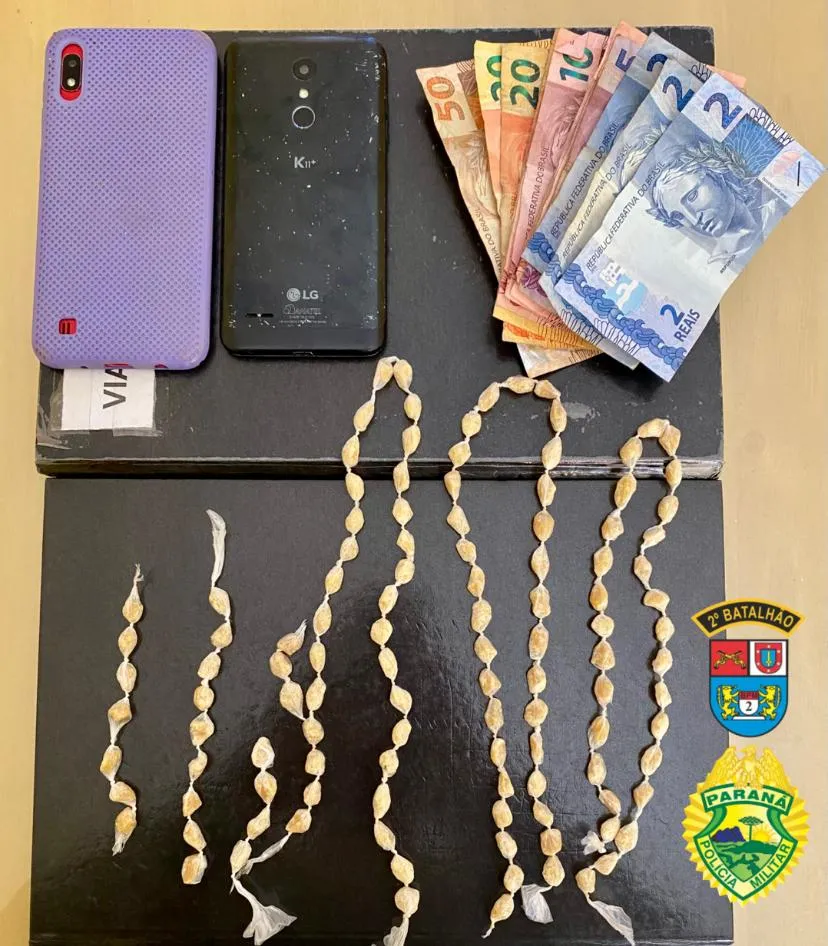 Polícia Militar apreende adolescentes envolvidos com tráfico de drogas em município da região