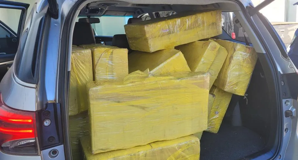 Motorista é preso com mais de meia tonelada de maconha