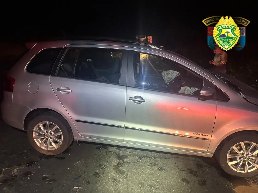 Casal de idosos vai parar no hospital após acidente em Wenceslau Braz