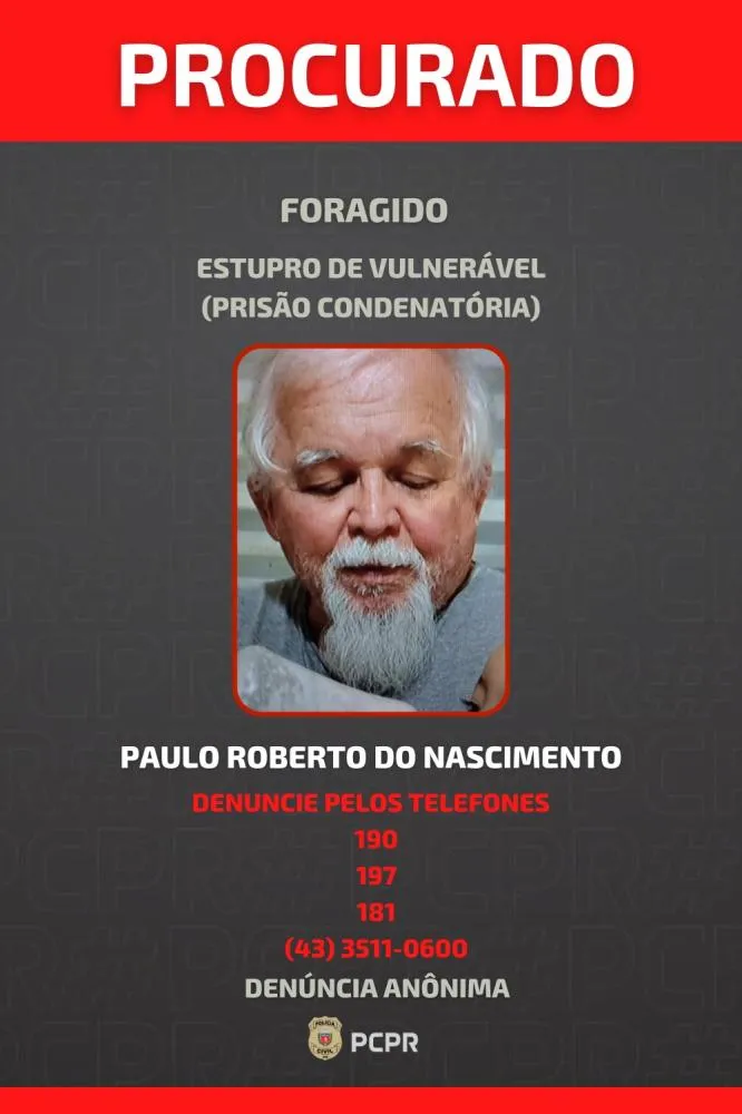 Polícia procura homem acusado de estuprar menor em Jacarezinho