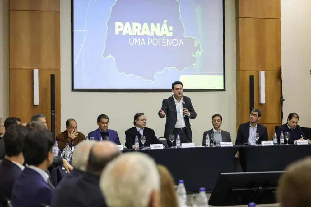 Ratinho Junior apresenta progressos do Paraná em São Paulo