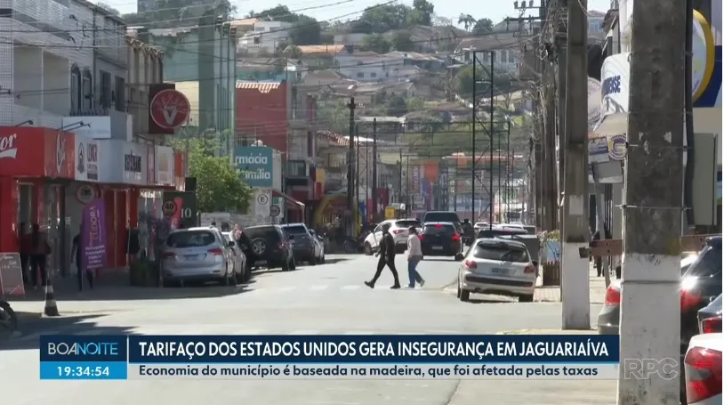 Taxa dos Estados Unidos causa insegurança em Jaguariaíva e situação ganha a imprensa nacional