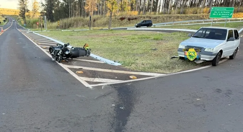 Acidente mata adolescente em rodovia do Norte Pioneiro