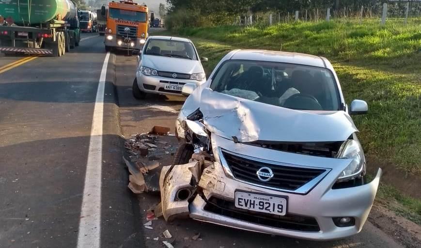 Acidente com quatro veículos mata morador de Santana do Itararé