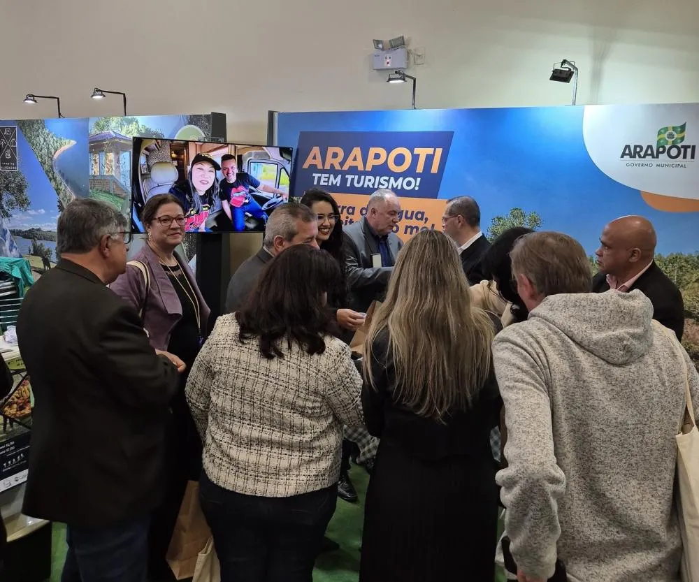 Arapoti participa do 5º Salão de Turismo dos Campos Gerais em Ponta Grossa