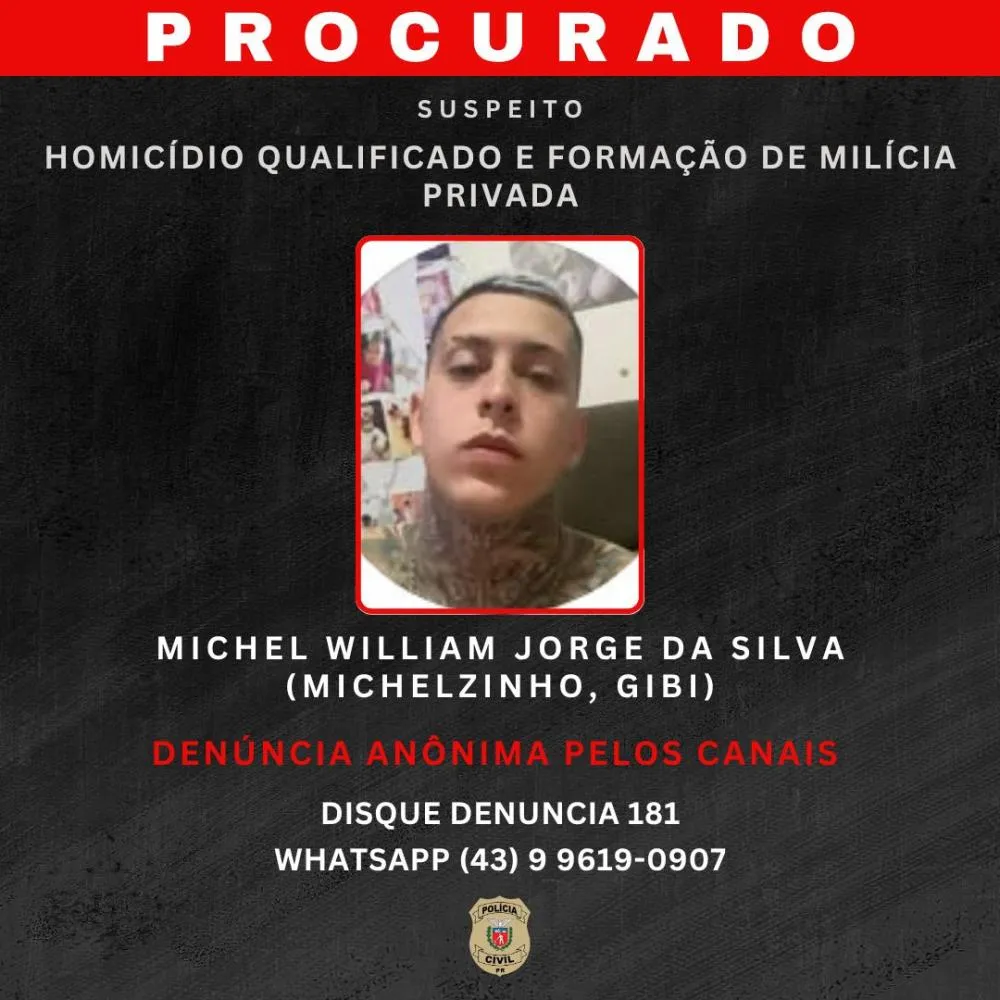 Polícia apreende adolescente por tráfico em Sengés e divulga lista de foragidos ligados ao crime