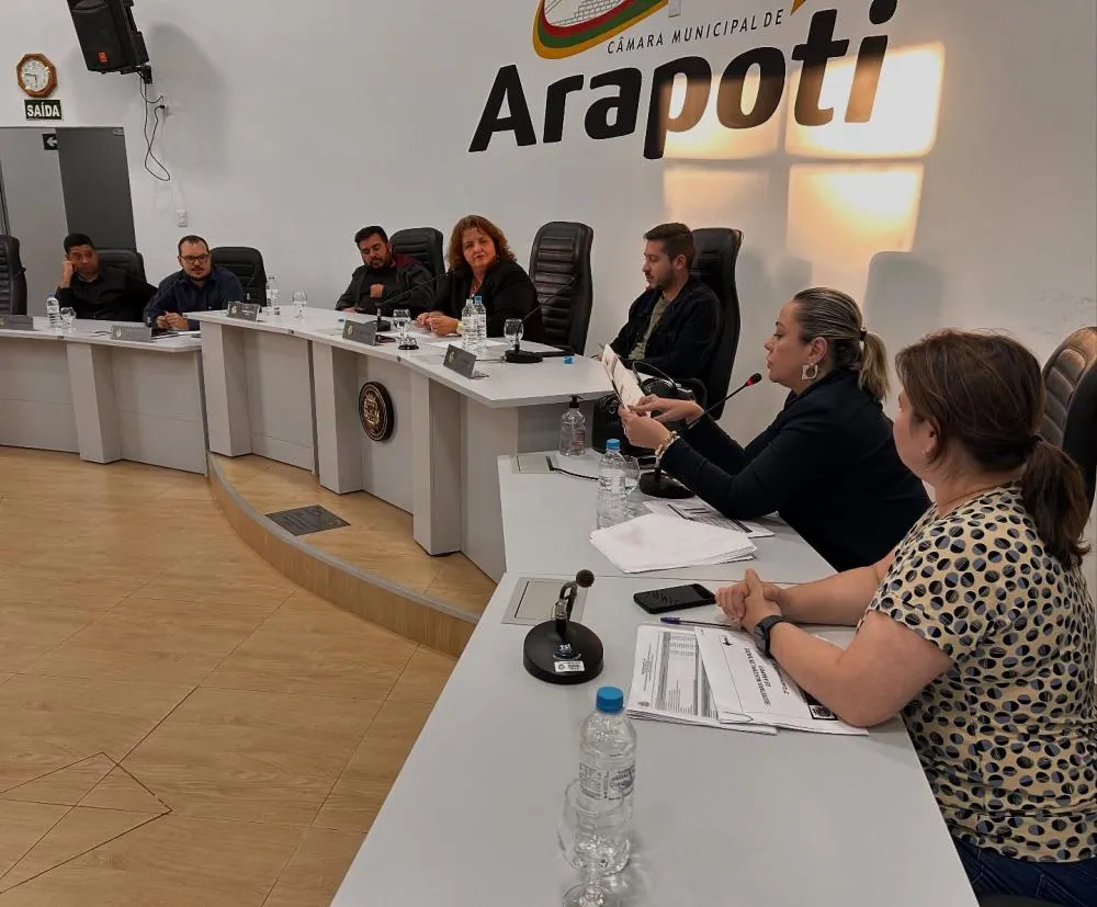 Prefeitura realiza prestação de contas na Câmara Municipal de Arapoti