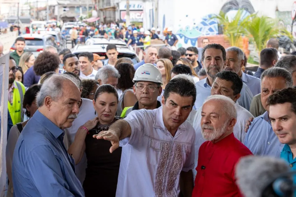 Diretores da Itaipu acompanham Lula em visita a obras da COP 30 em Belém