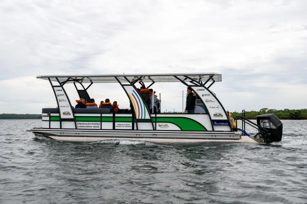 Itaipu e Itaipu Parquetec apresentam primeiro barco 100% movido a hidrogênio verde do Brasil 
