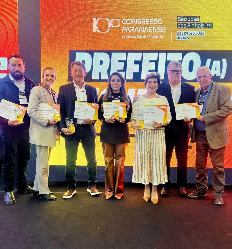 Prefeito de Sengés é destaque no Prêmio Prefeito Inovador 2025