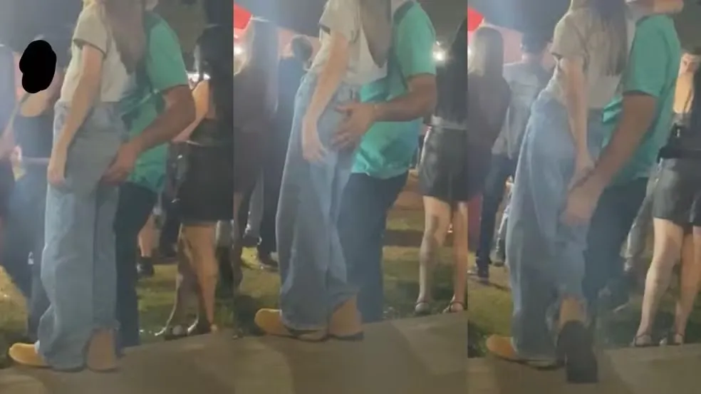 Testemunha tira fotos de pai tocando filha de 8 anos em evento público