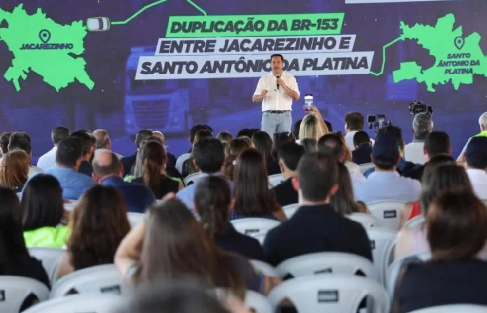 Ratinho Junior lança duplicação da BR-153 com investimento de quase R$ 600 milhões no Norte Pioneiro