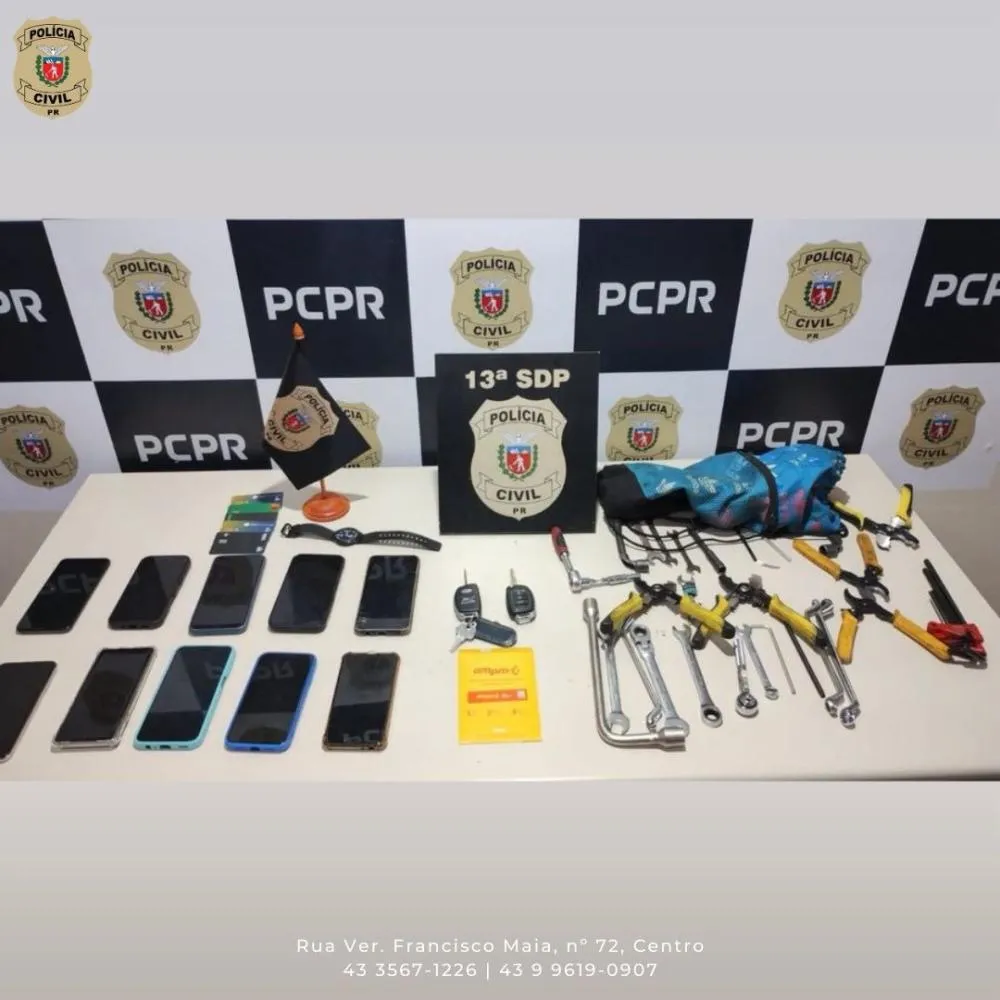 Quadrilha especializada em furtos de caminhões é presa em Sengés