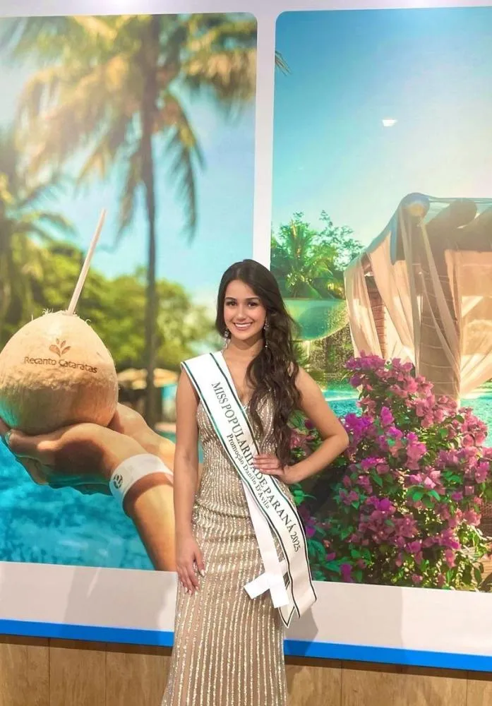 Modelo de Tomazina se destaca no Miss Paraná e pode ir para a Europa em 2026