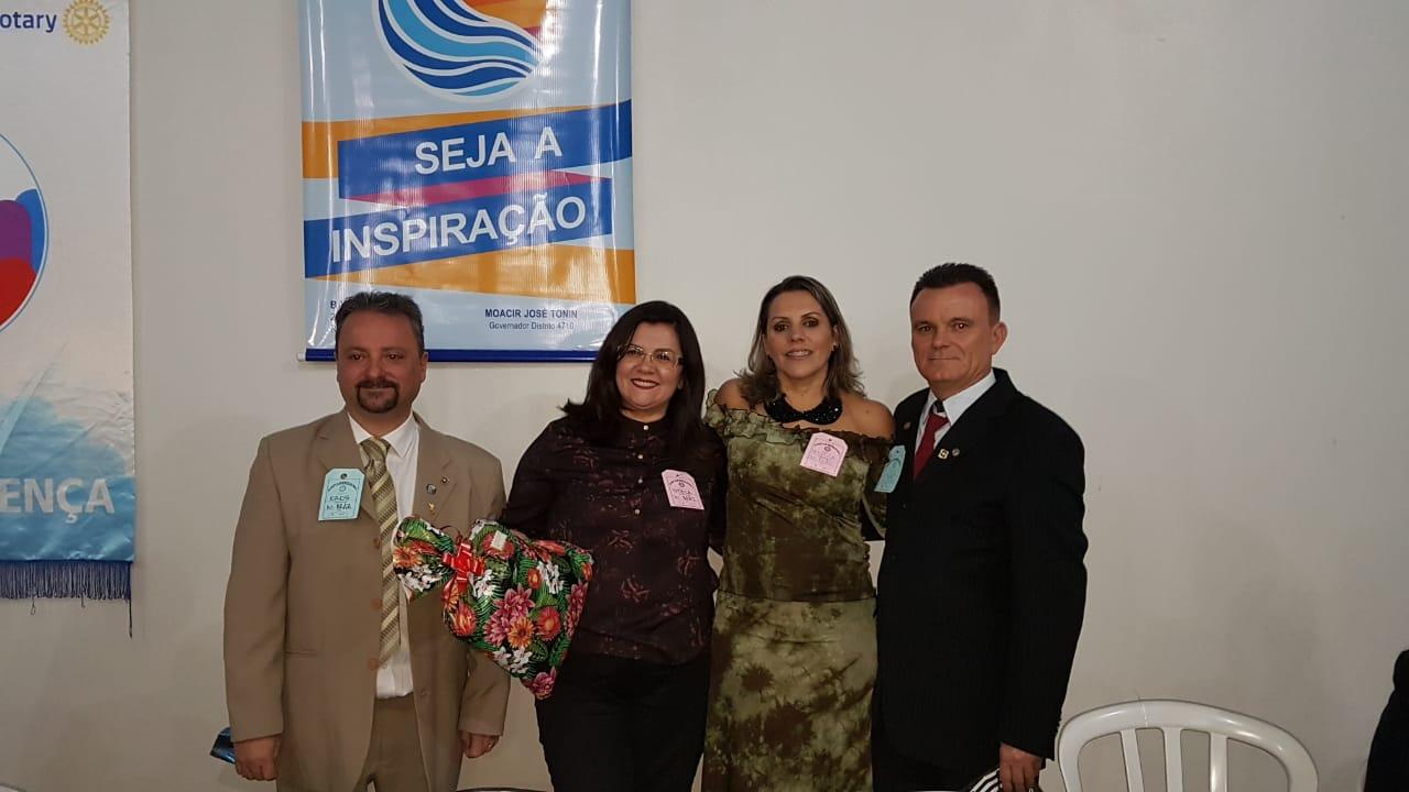 Autoridades prestigiam posse do novo presidente do Rotary Club