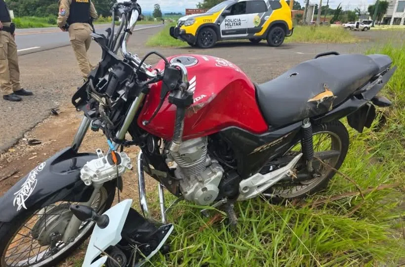 Adolescente morre em acidente de moto no Norte Pioneiro