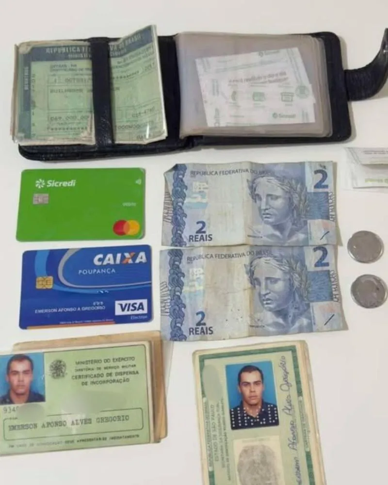 Carteira com documentos, dinheiro e cartões é encontrada no Contorno Sul, em Wenceslau Braz 