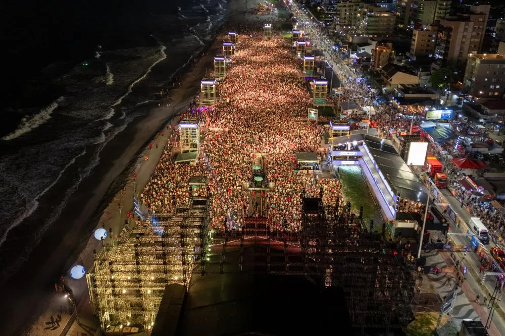 Em apenas duas semanas, mais de um milhão de pessoas já assistiram aos shows do Verão Maior Paraná