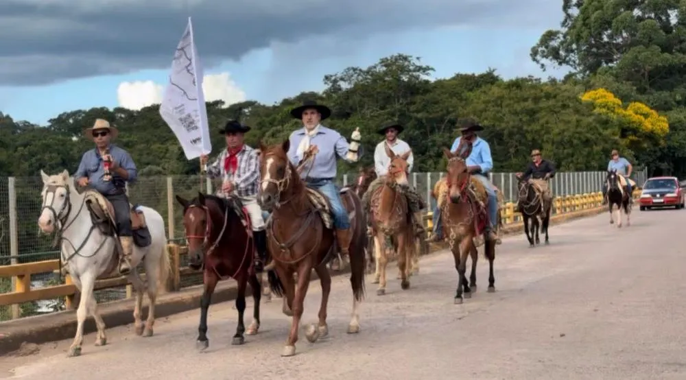 Chegada da Romaria Tropeira é marcada por fé, cultura e união em Jaguariaíva