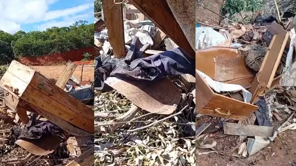 Caixões são encontrados perto de estação de água em cidade que faz divisa com Sengés